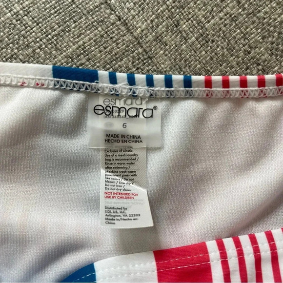 Triangle String Bikini Set in a trendy print Size 6 - Picture 4 of 6